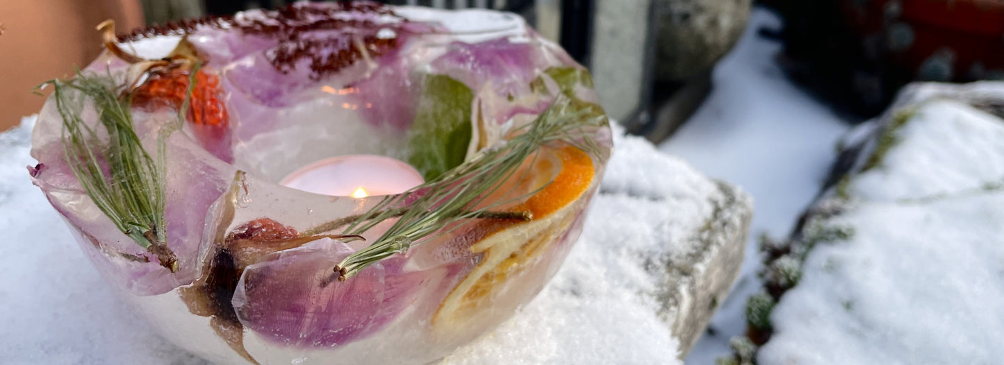Eislicht Eislaterne Winter DIY