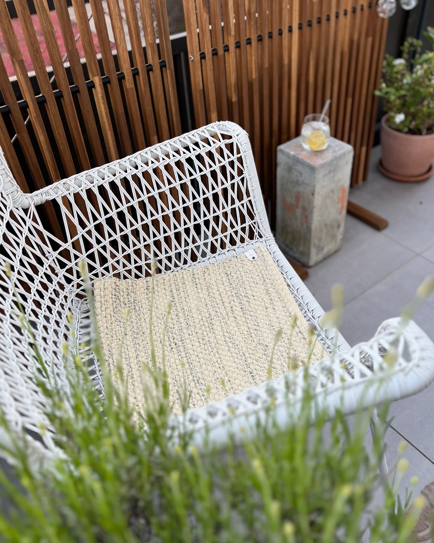 Stuhlauflage Lana creme outdoor Sitzecke