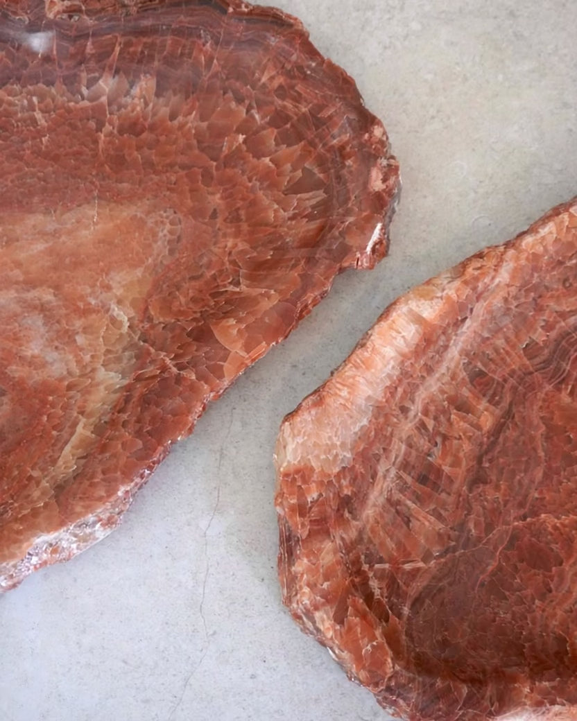 Video Große Calcit Schalen Zorana angeschnitten