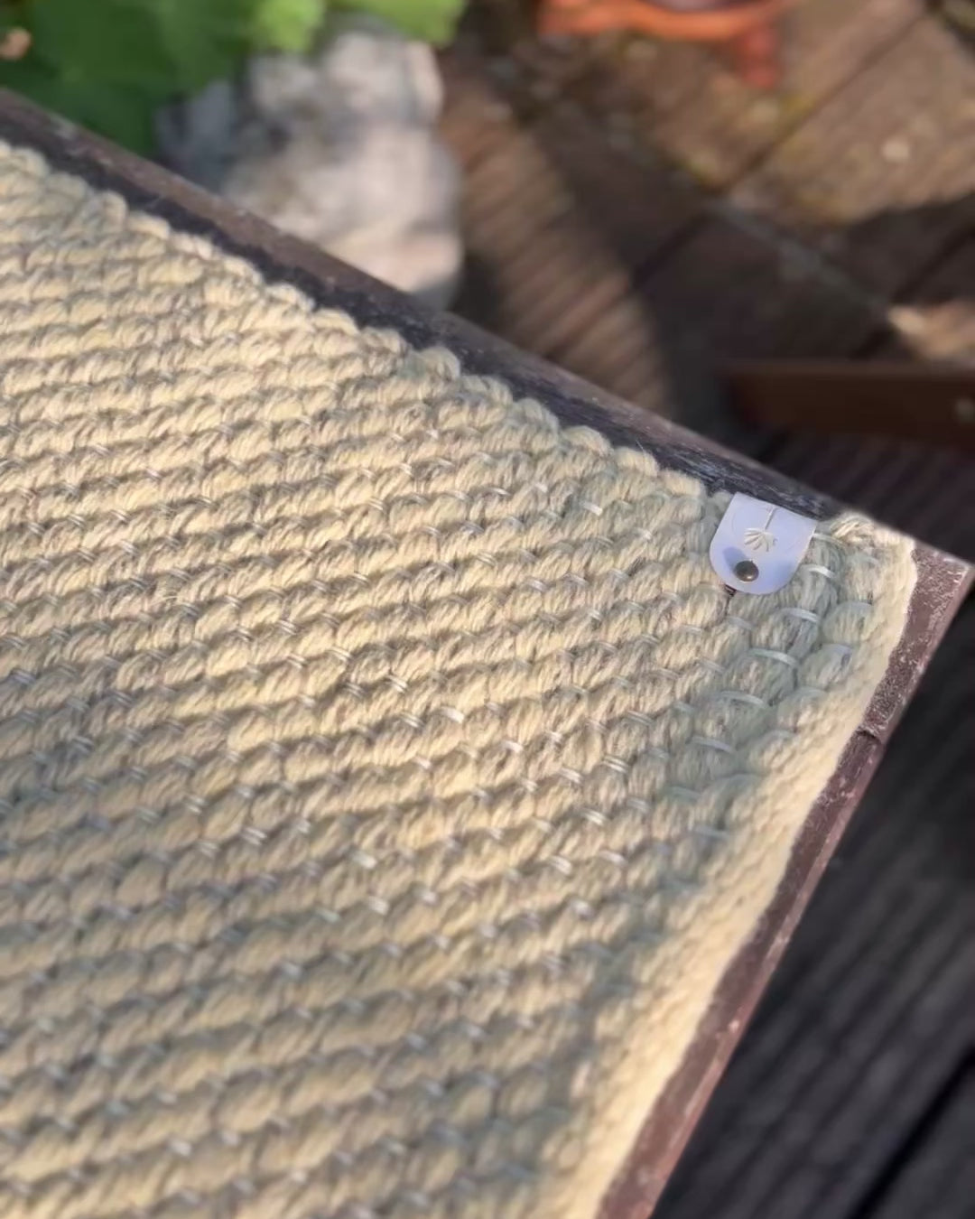 Video Stuhlauflage Lana creme outdoor Garten Terasse Balkon